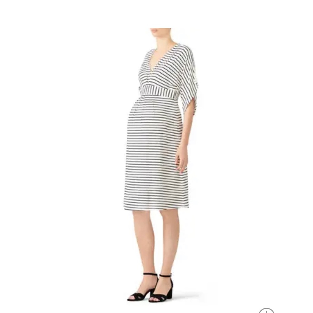 Ingrid & Isabel Ivory Kimono Maternity Dress